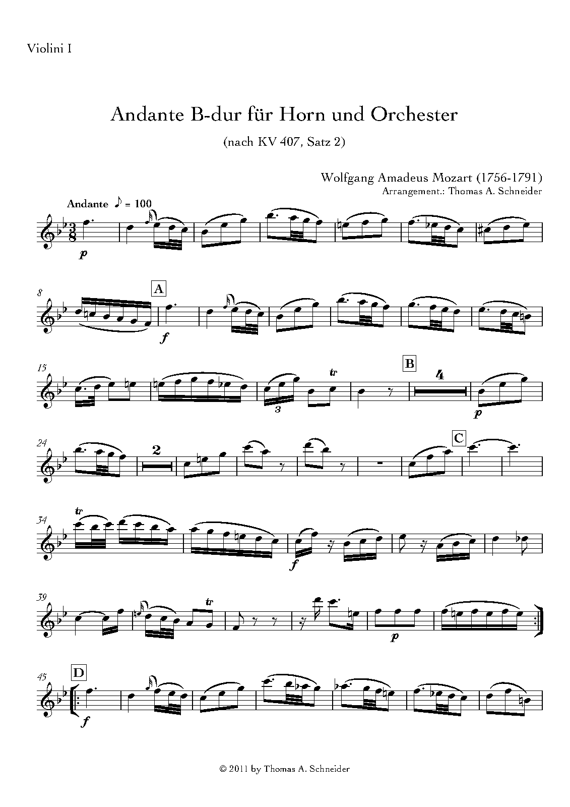File:PMLP33420-Hornkonzert (Es-dur)-Andante nach KV 407 Violini I.pdf
