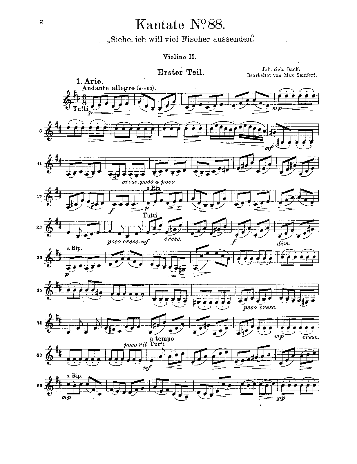 File:PMLP149590-Bach Siehe, ich will viel Fischer aussenden, BWV 88 - Violins II.pdf