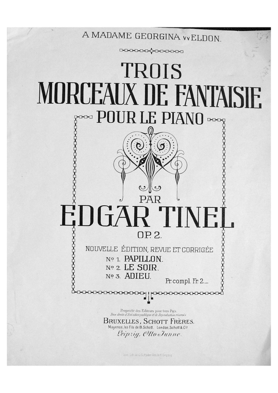 Trois morceaux de fantaisie pour le piano