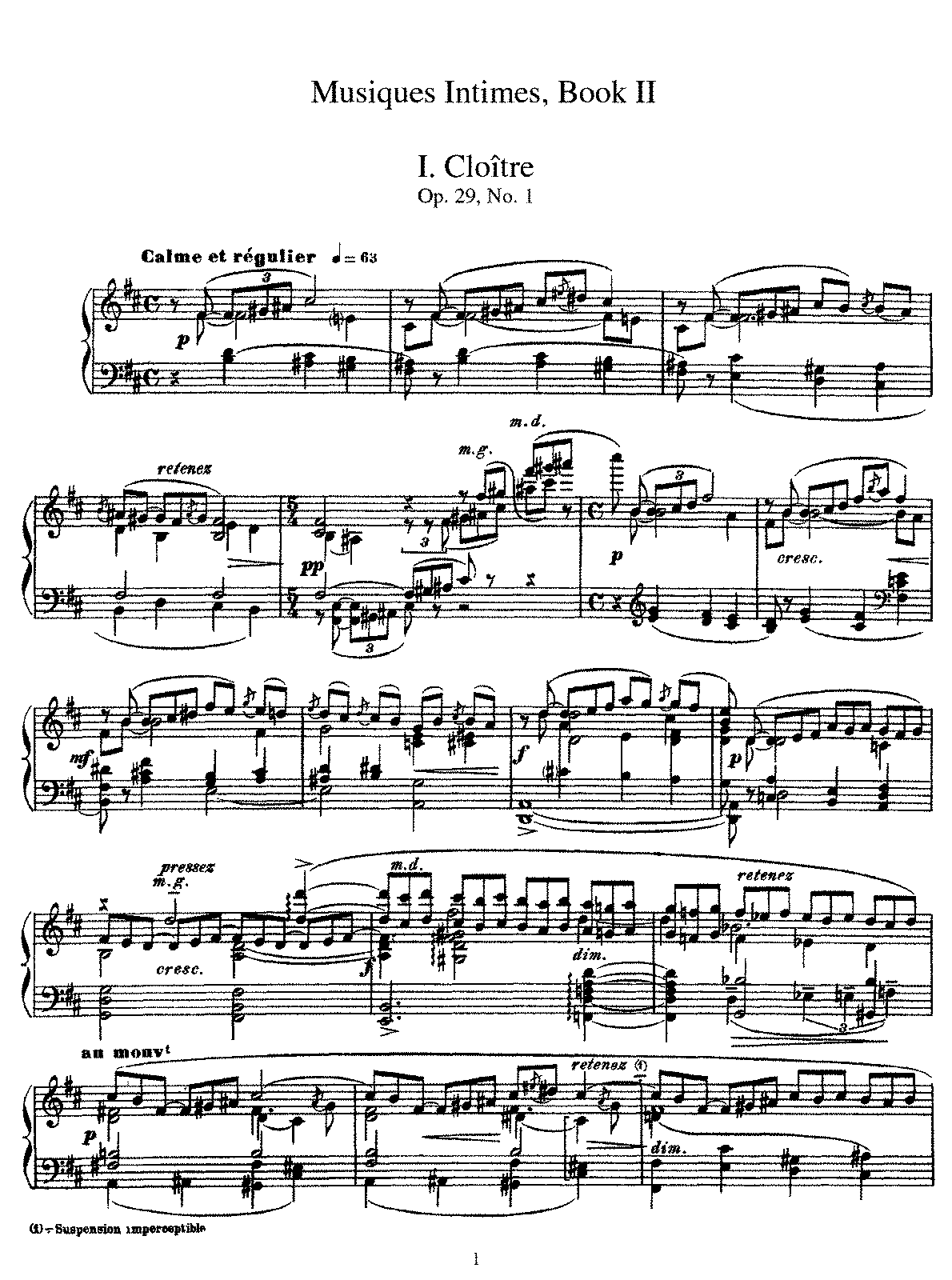 Musiques Intimes, Op.29 (Schmitt, Florent) - IMSLP