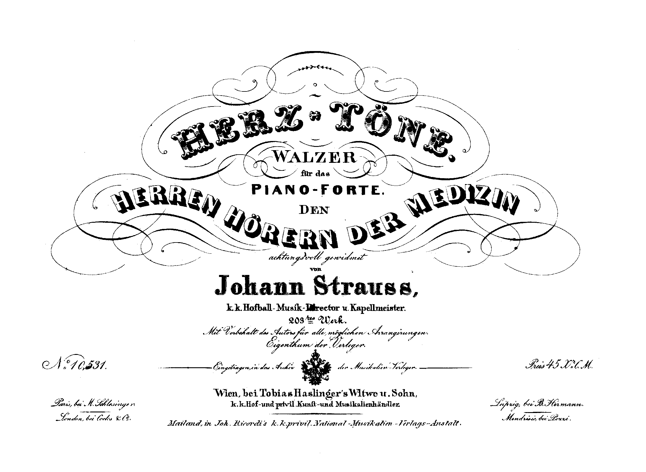 Herz-Töne, Op.203