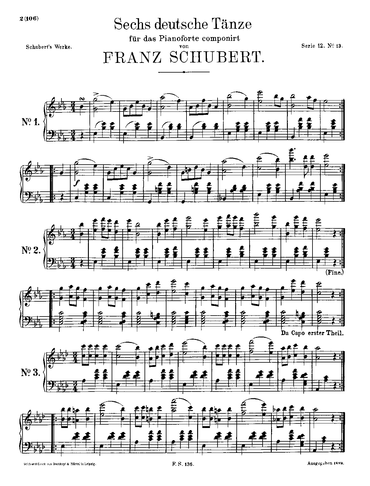 German Dances, D.970