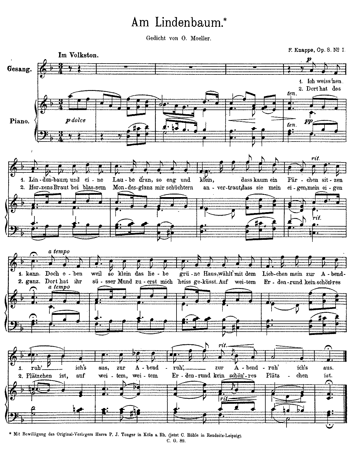 5 Gesänge, Op.8 (Knappe, Franz) - IMSLP