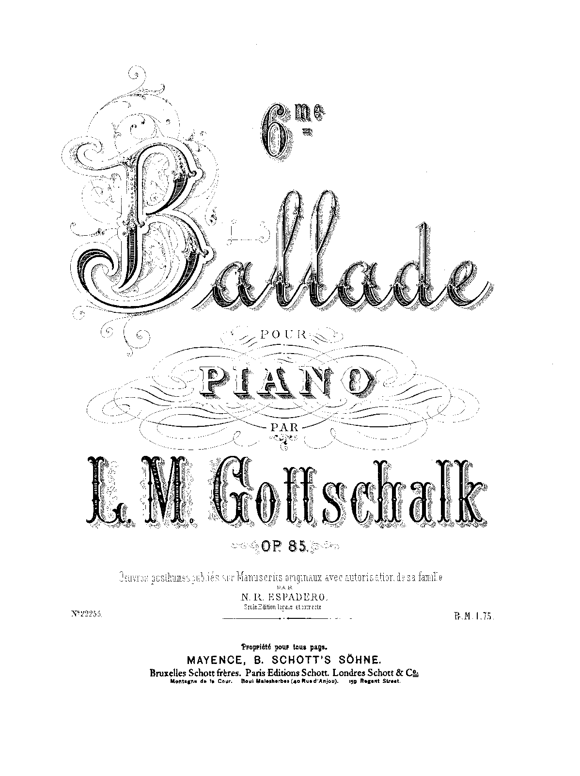 File:PMLP18677-Gottschalk Piano Music Dover 18 Ballade No 6 Op 85 scan.pdf