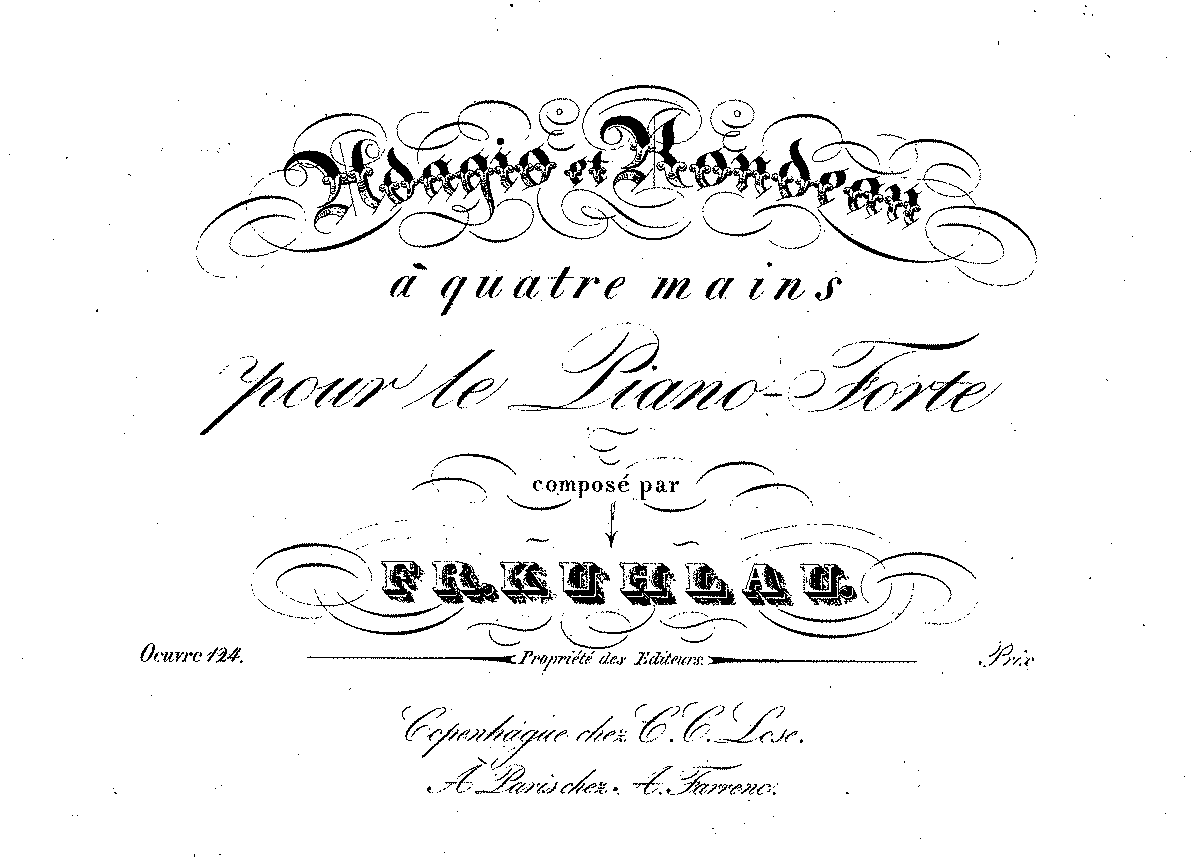 Adagio and Rondo for Piano 4-Hands, Op.124 (Kuhlau, Friedrich) - IMSLP