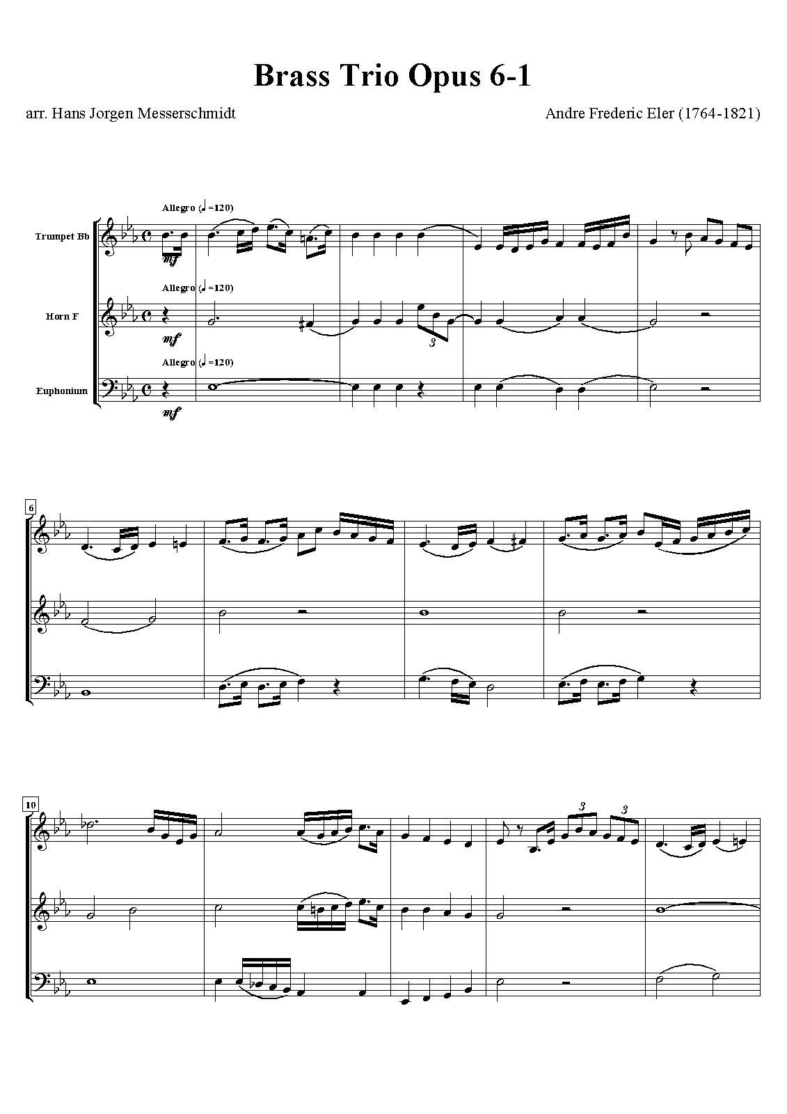 3 Wind Quartets, Op.6 (Eler, AndréFrédéric) IMSLP