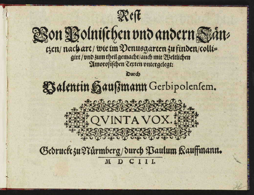 File:PMLP238192-Haussmann Rest von Polnischen und andern Täntze LOC200154746 Quinta vox.pdf