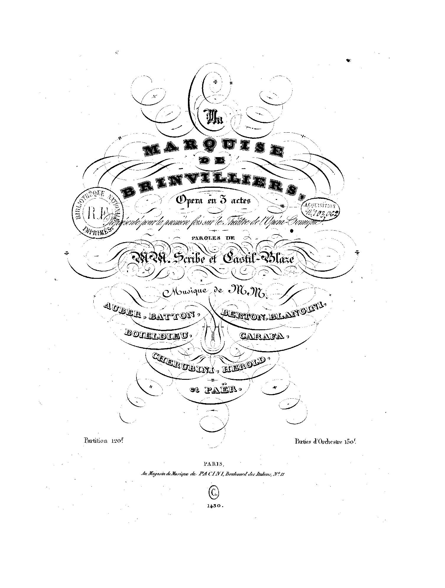 La marquise de Brinvilliers (Various) IMSLP