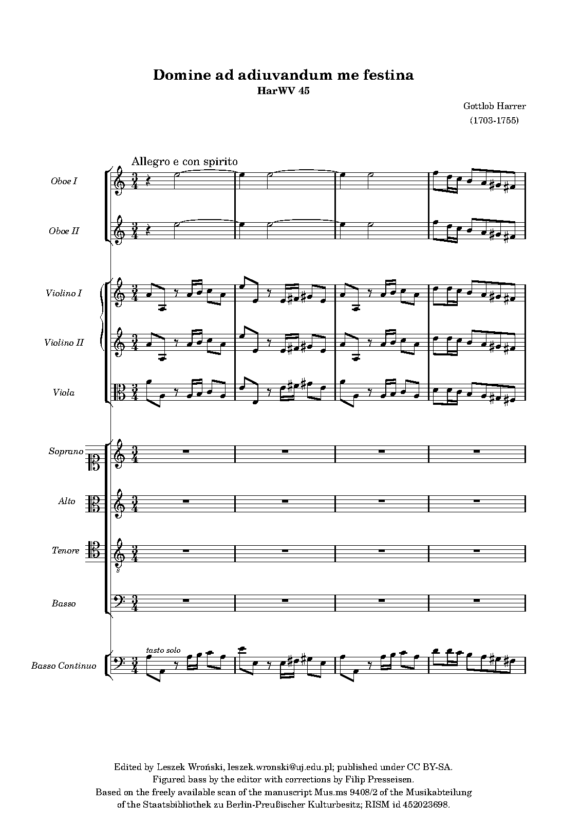 Domine ad adiuvandum me festina (Harrer, Gottlob) IMSLP