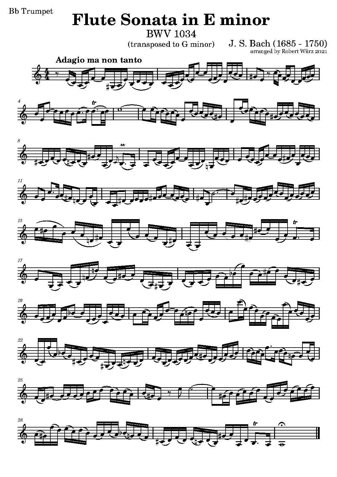 File:PMLP181747-Flötensonate Nr. 5 in Em Trumpet in Gm BWV 1034 Generalbass only-Bb Trumpet.pdf