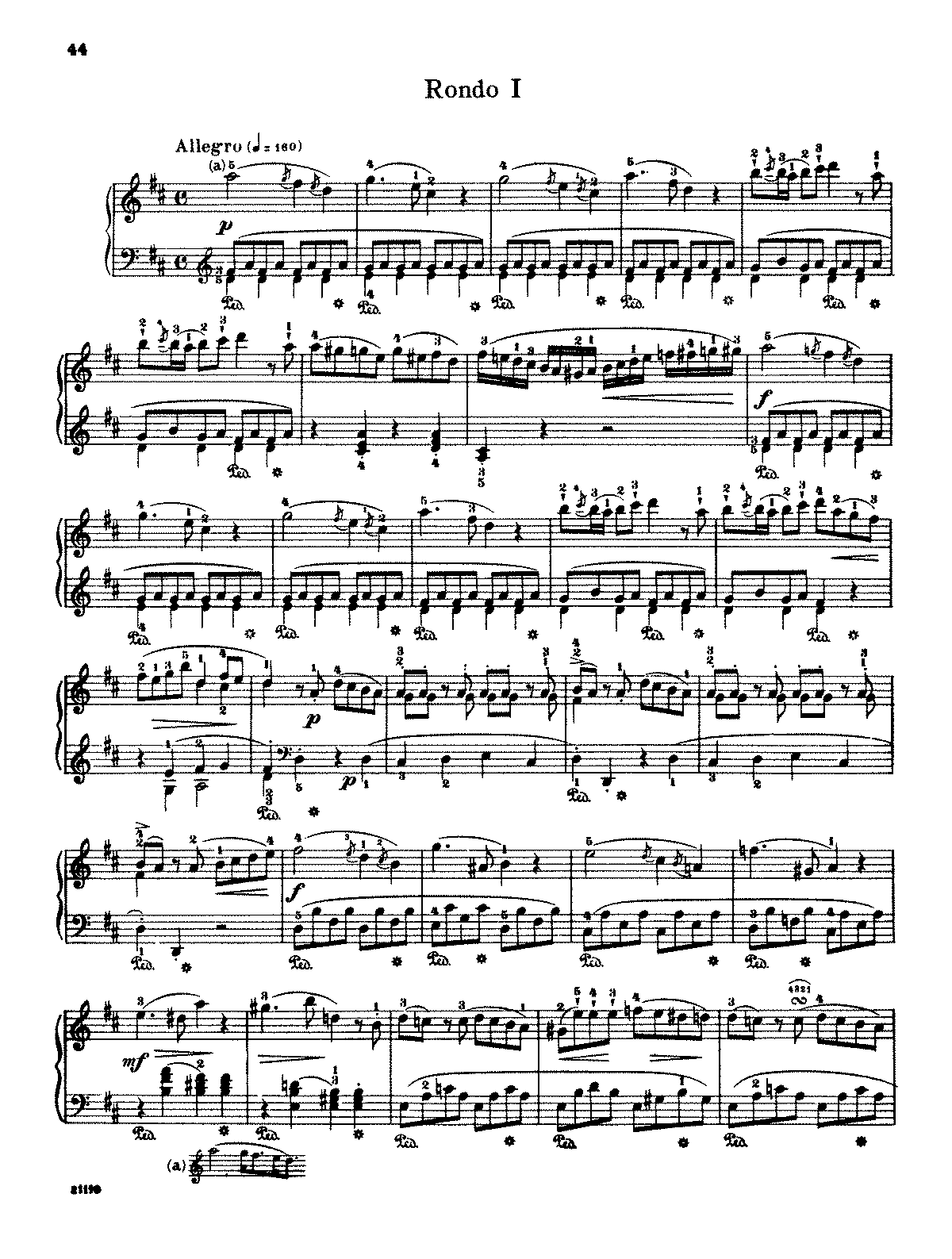 Rondo in D major, K.485 (Mozart, Wolfgang Amadeus) IMSLP Free Sheet