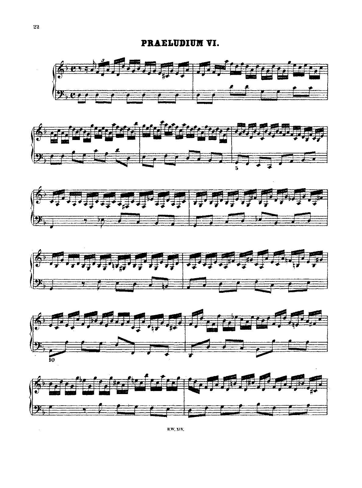 prelude and fugue no. 22 in b-flat minor