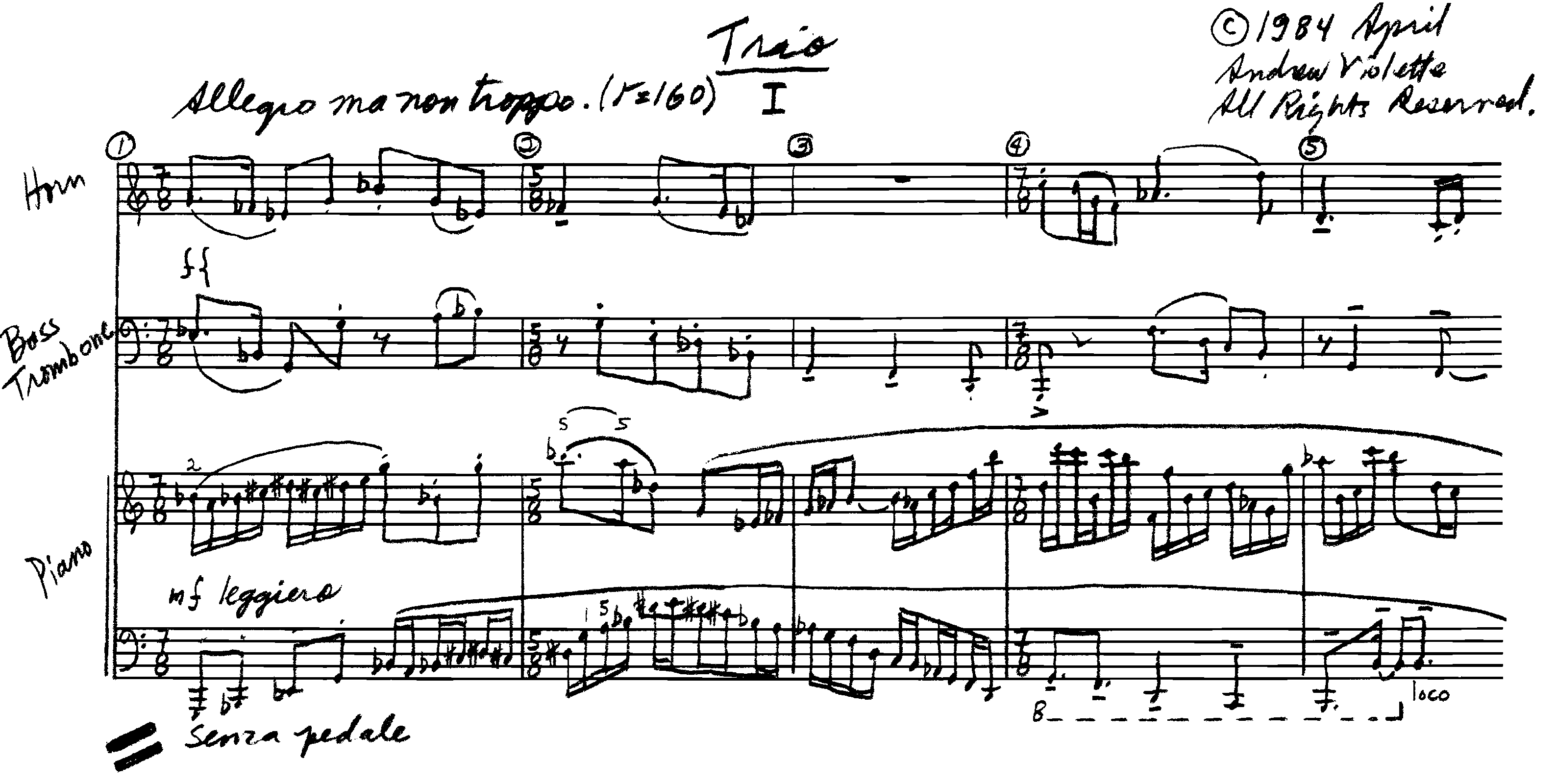 Trio for Horn, Bass Trombone and Piano (Violette, Andrew) IMSLP