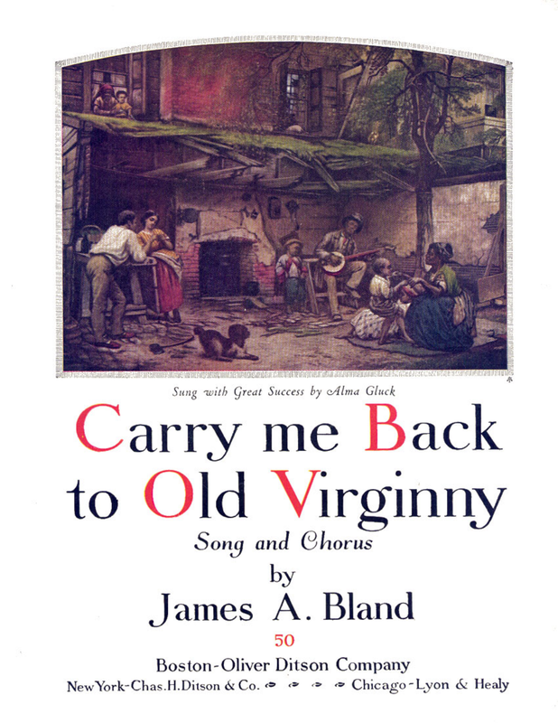Carry Me Back to Old Virginny (Bland, James A.) IMSLP