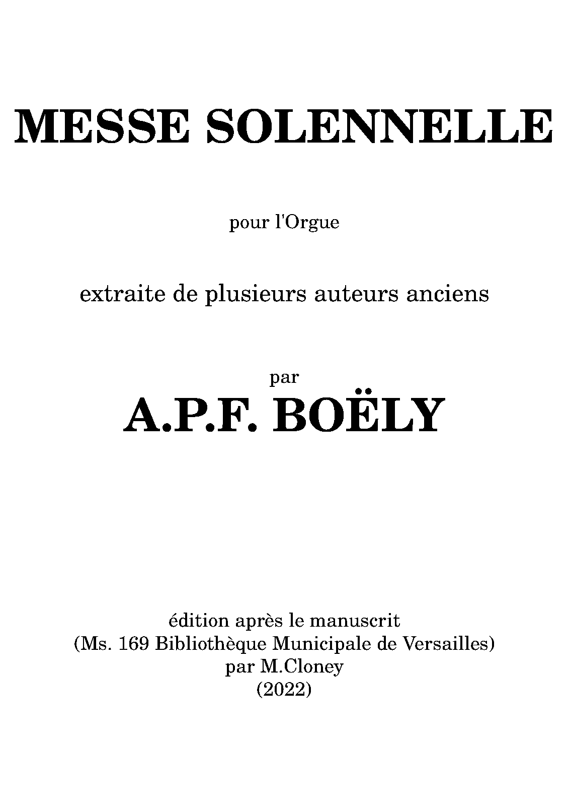 Messe Solennelle (Boëly, Alexandre-Pierre-François) - IMSLP