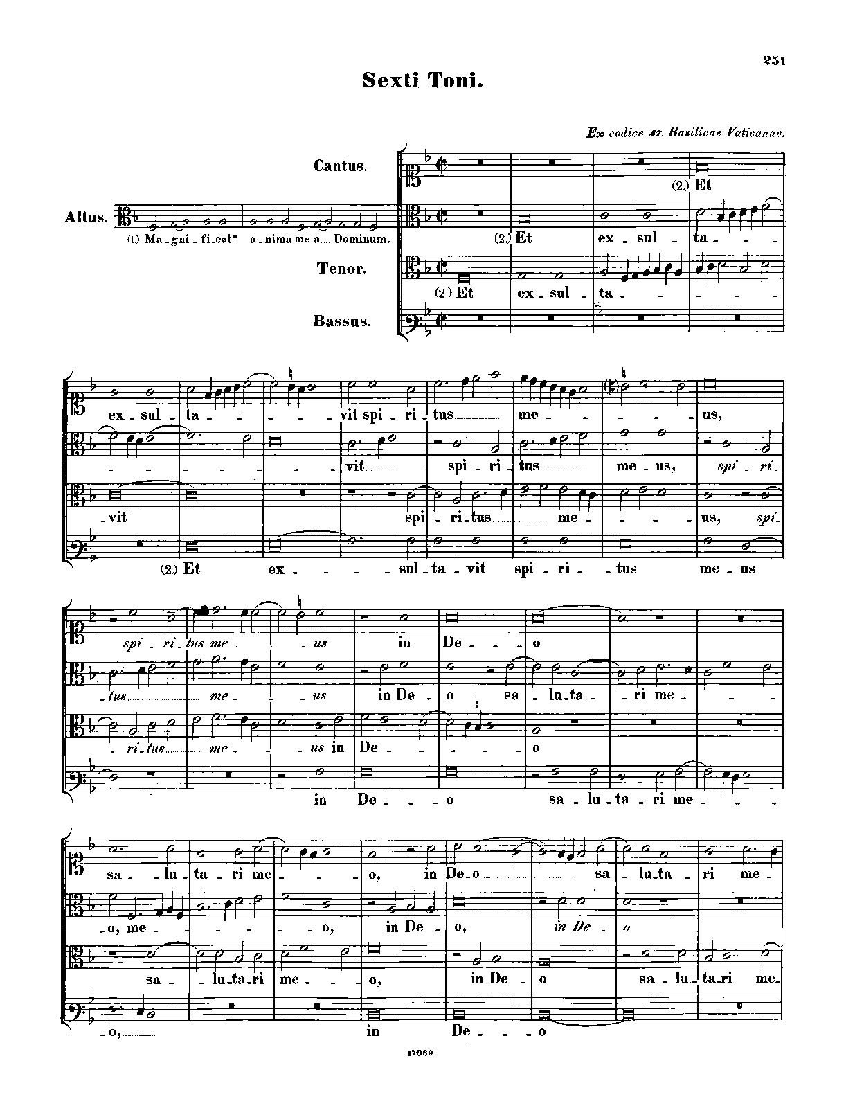 Magnificat sexti toni