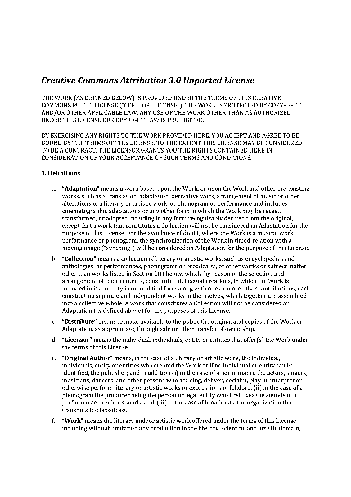 Permissible IMSLP Licenses (Various) - IMSLP
