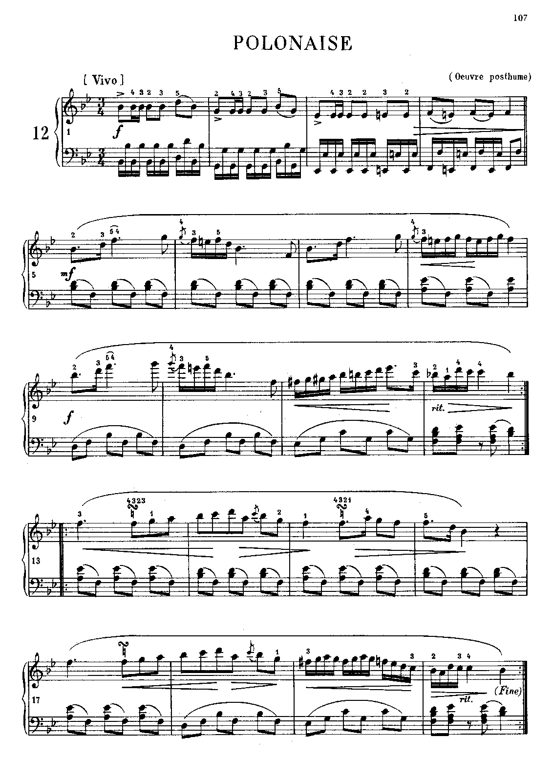 Polonaise in B-flat major