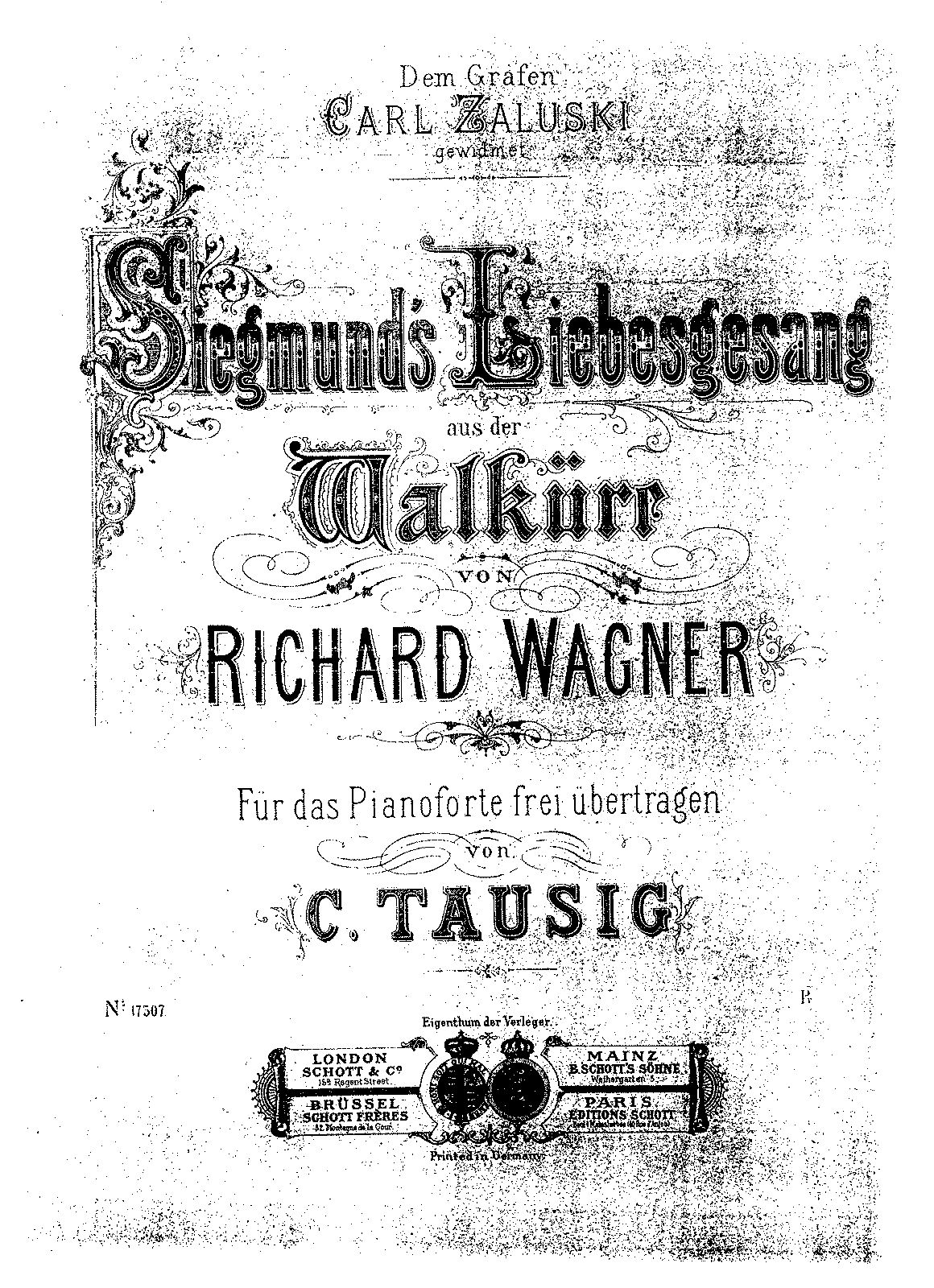 Die Walküre, WWV 86B (Wagner, Richard) - IMSLP: Free Sheet Music PDF ...