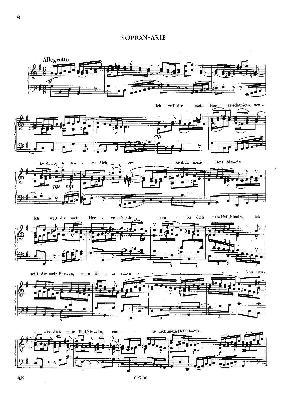 File:PMLP03301-Bach, JS, Matthäuspassion, BWV 244, Part I 13. Aria Ich will dir mein Herze, ArrPno Willner.pdf