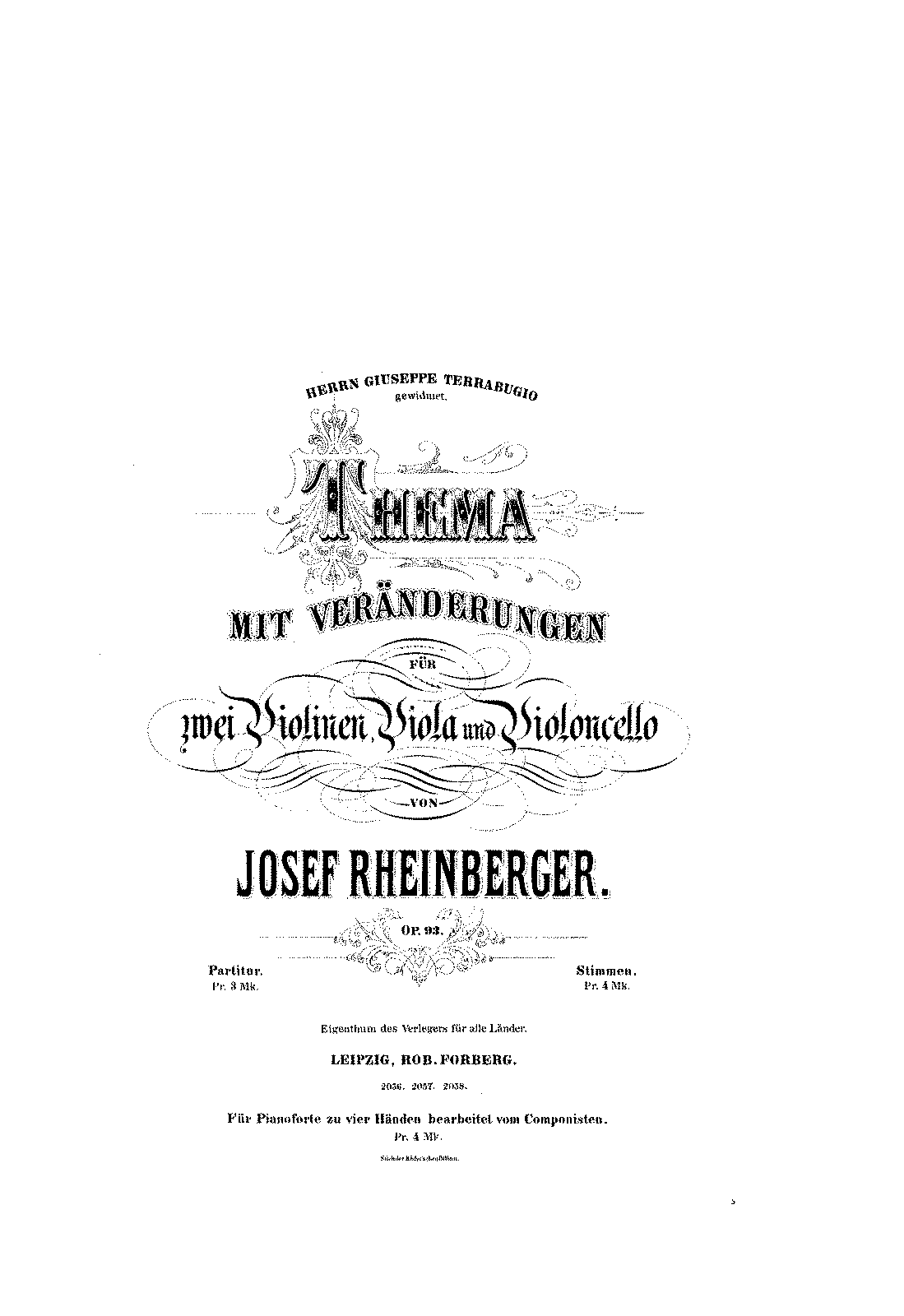 Theme And Variations, Op.93 (Rheinberger, Josef Gabriel) - IMSLP