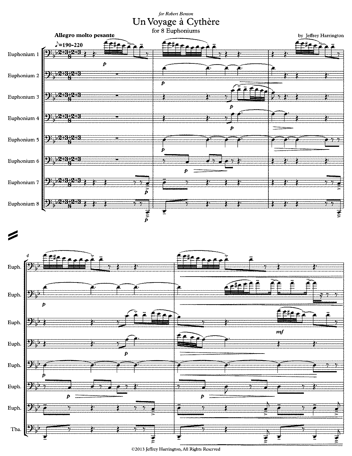 Un Voyage à Cythère (Harrington, Jeffrey Michael) - IMSLP