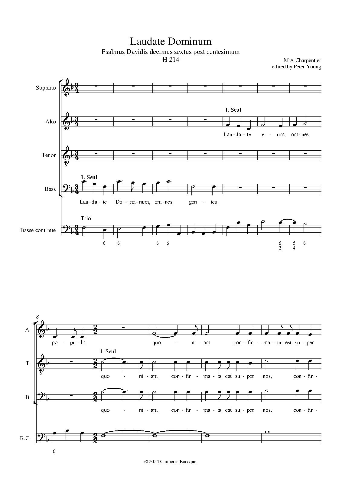 Laudate Dominum, H.214 (Charpentier, Marc-Antoine) - IMSLP