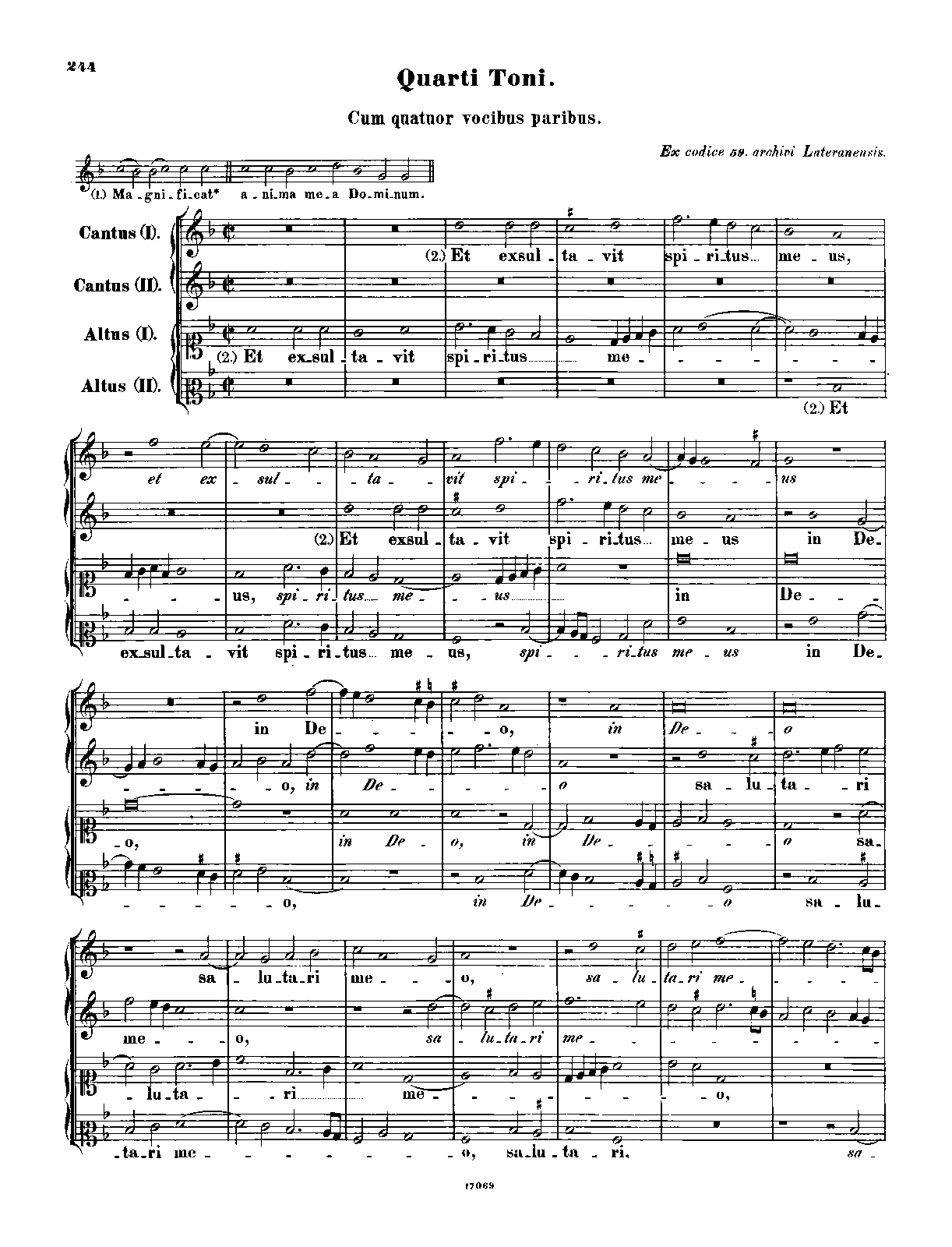 Magnificat quarti toni