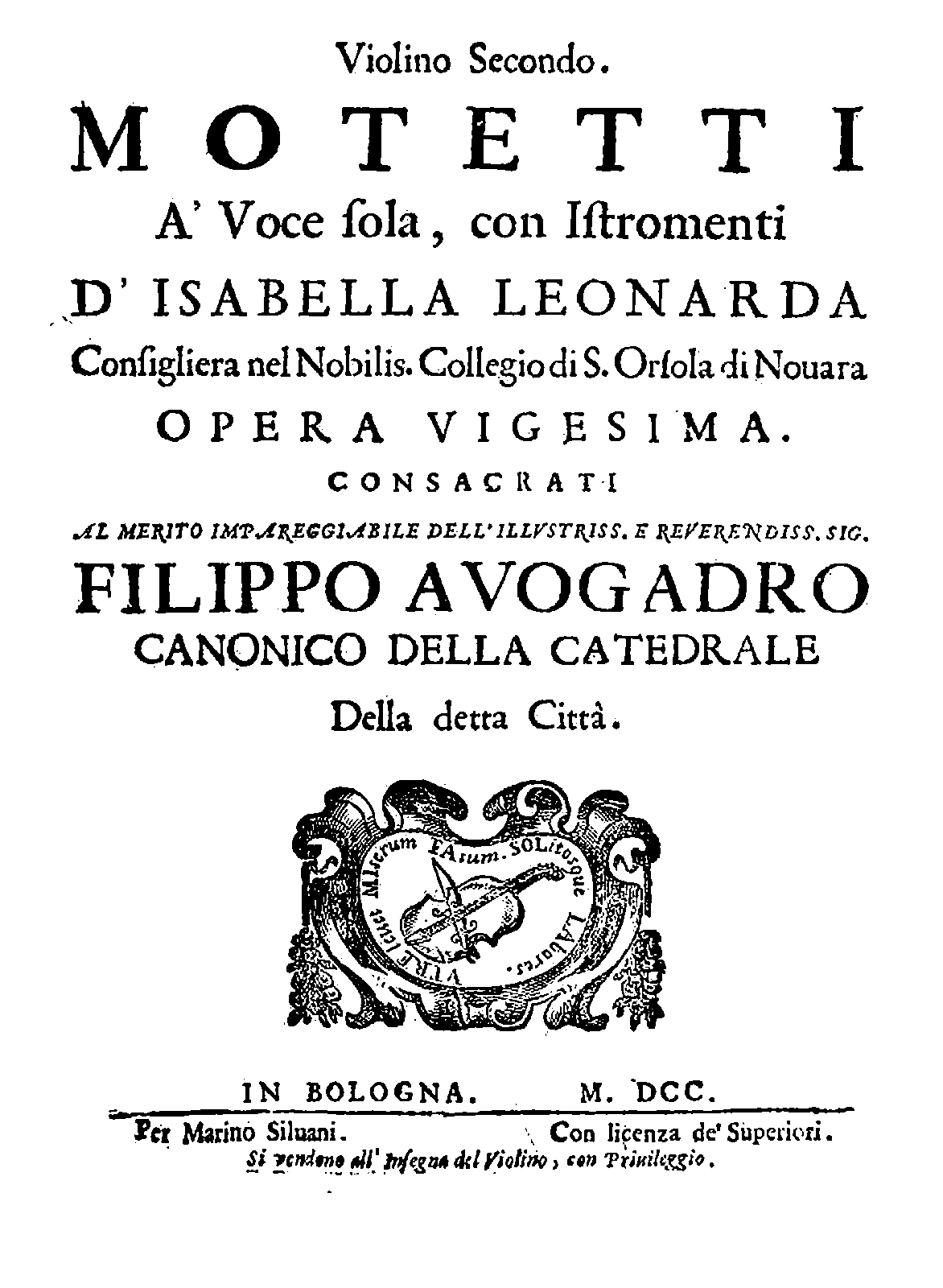 File:PMLP495977-Leonarda - Motetti a Voce sola, Opera Vigesima -Violino Secondo-.pdf