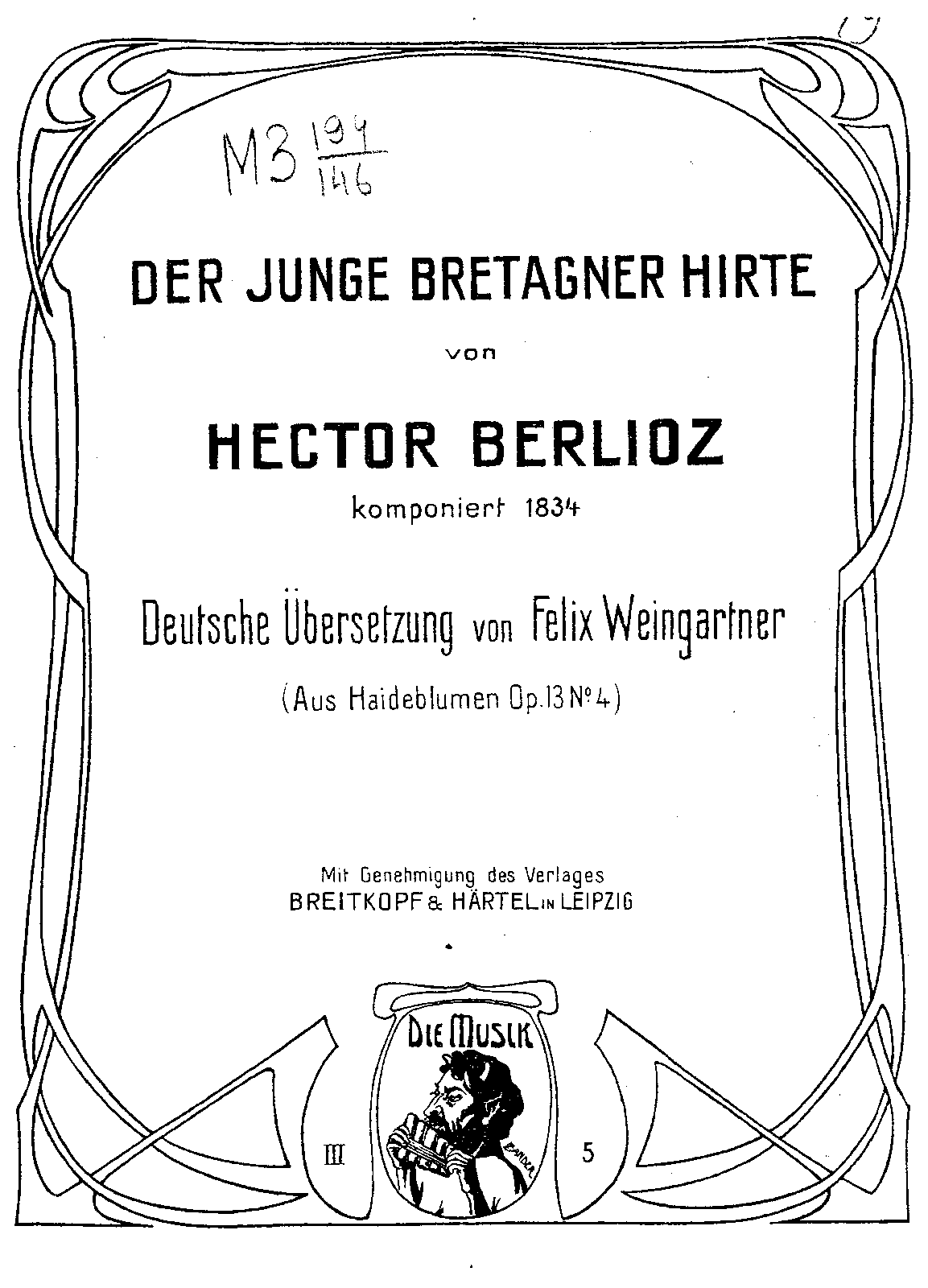 Le jeune Pâtre breton, H 65 (Berlioz, Hector) IMSLP