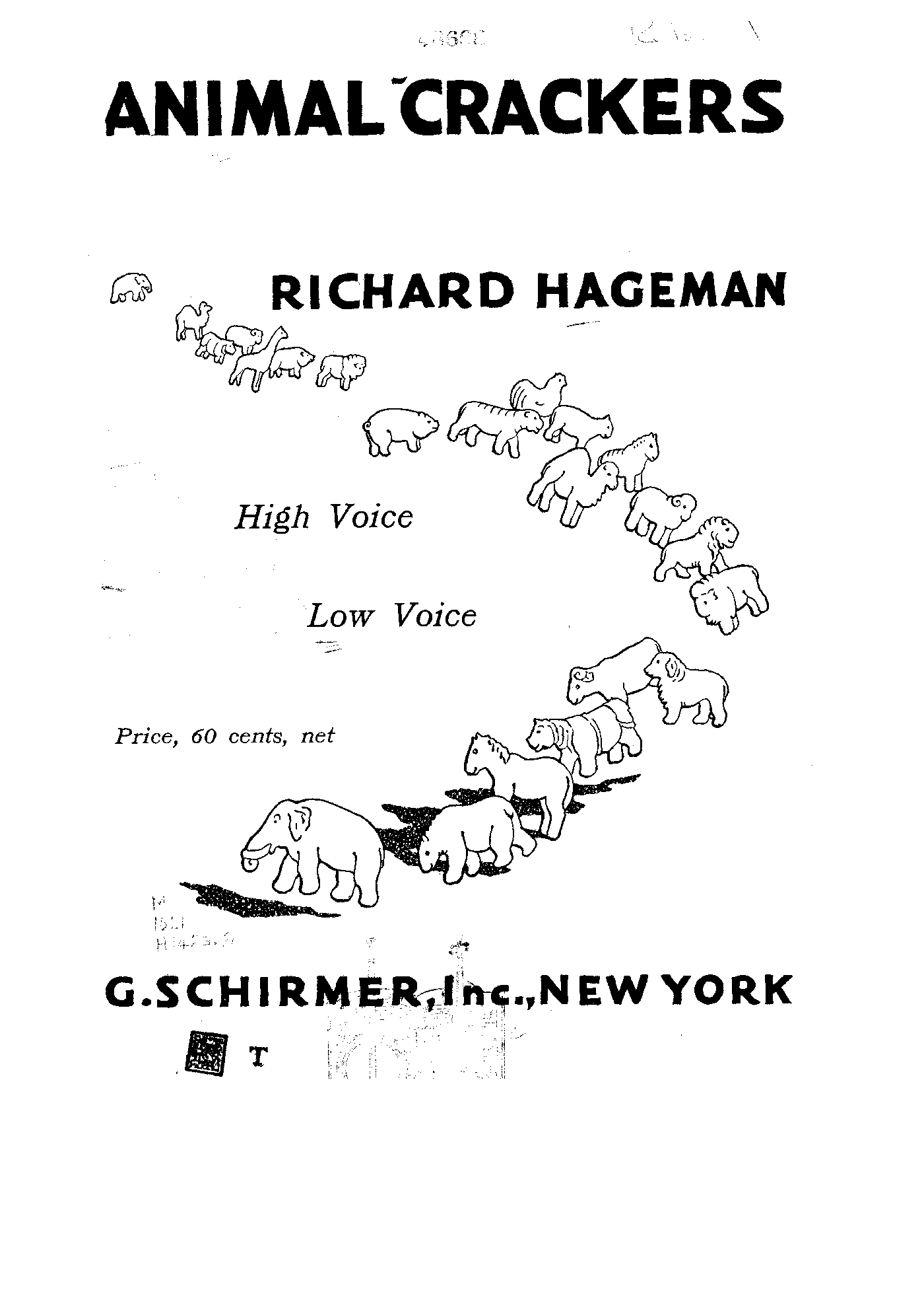 Animal Crackers (Hageman, Richard) IMSLP