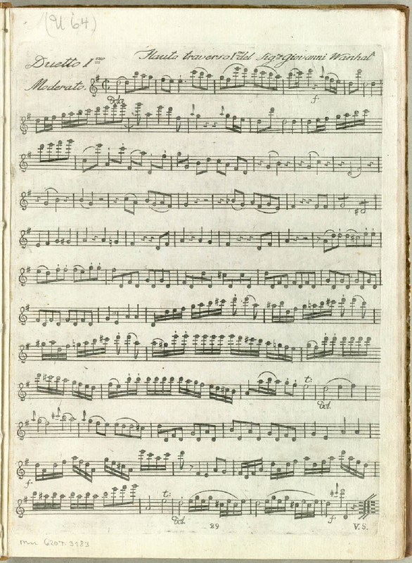 Flute Duet No.1 in G major (Vanhal, Johann Baptist) IMSLP