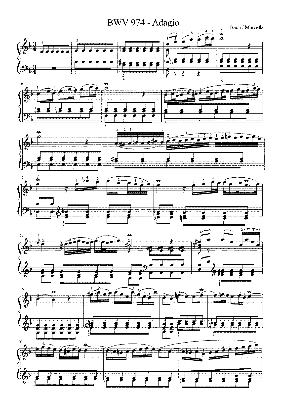 Концерт ре минор для скрипки баха. Бах Марчелло Адажио Ноты. Бах Марчелло Ноты для фортепиано. Бах Марчелло Адажио BWV 974. Бах Марчелло Адажио Ре минор Ноты для фортепиано.