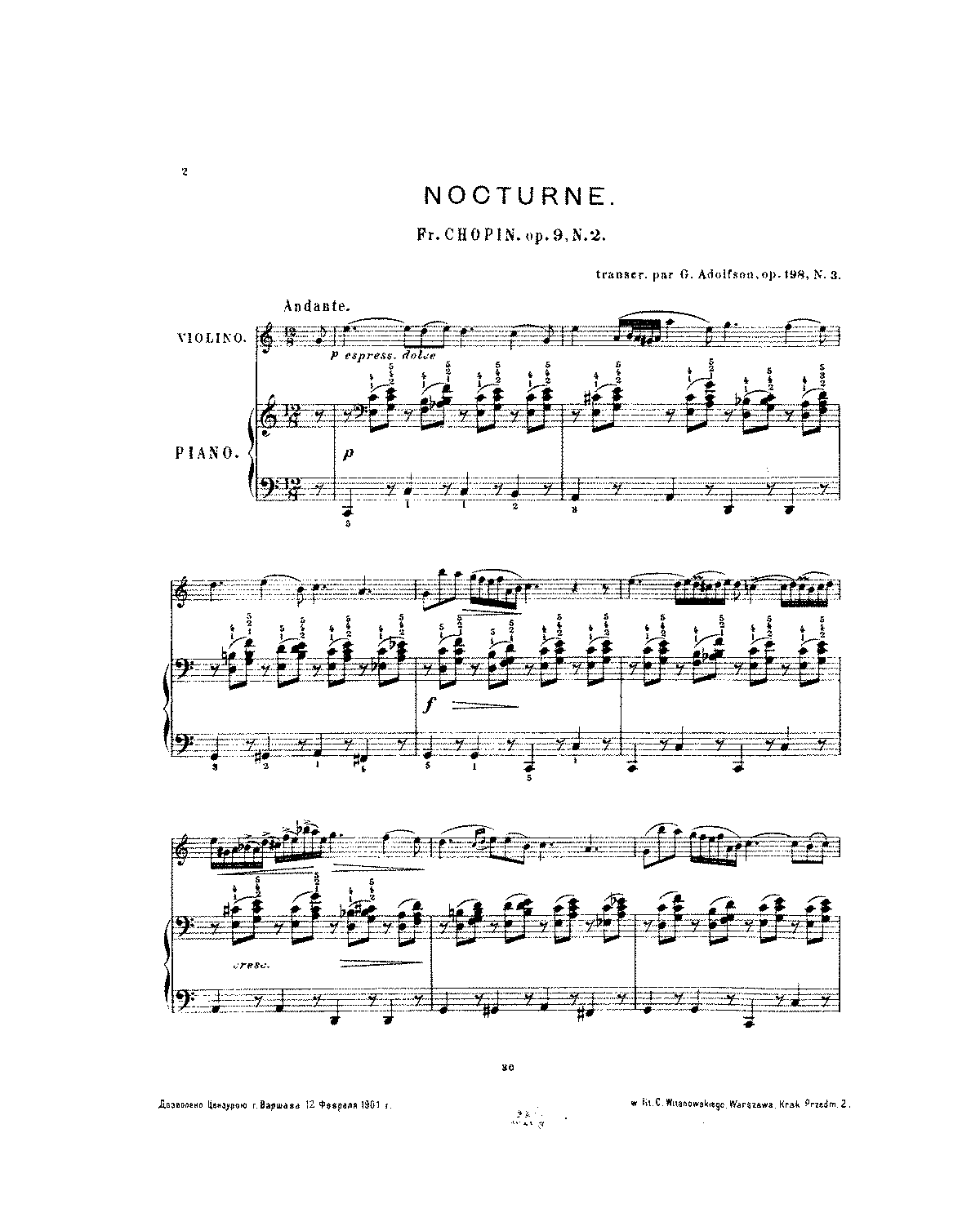 Nocturnes, Op.9 (Chopin, Frédéric) - IMSLP: Free Sheet Music PDF Download