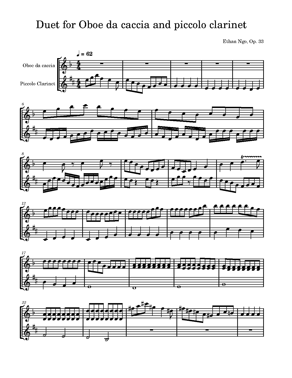 Duet for Oboe da caccia and Piccolo Op.33 (Ngo, Ethan) IMSLP