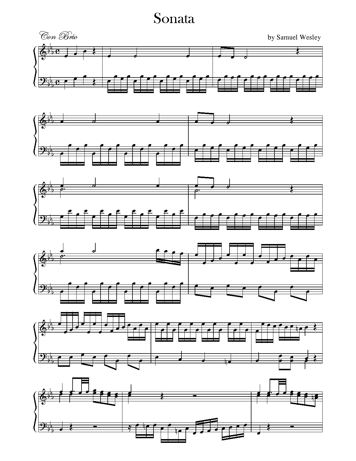 Sonata in Eflat major (Wesley, Samuel) IMSLP