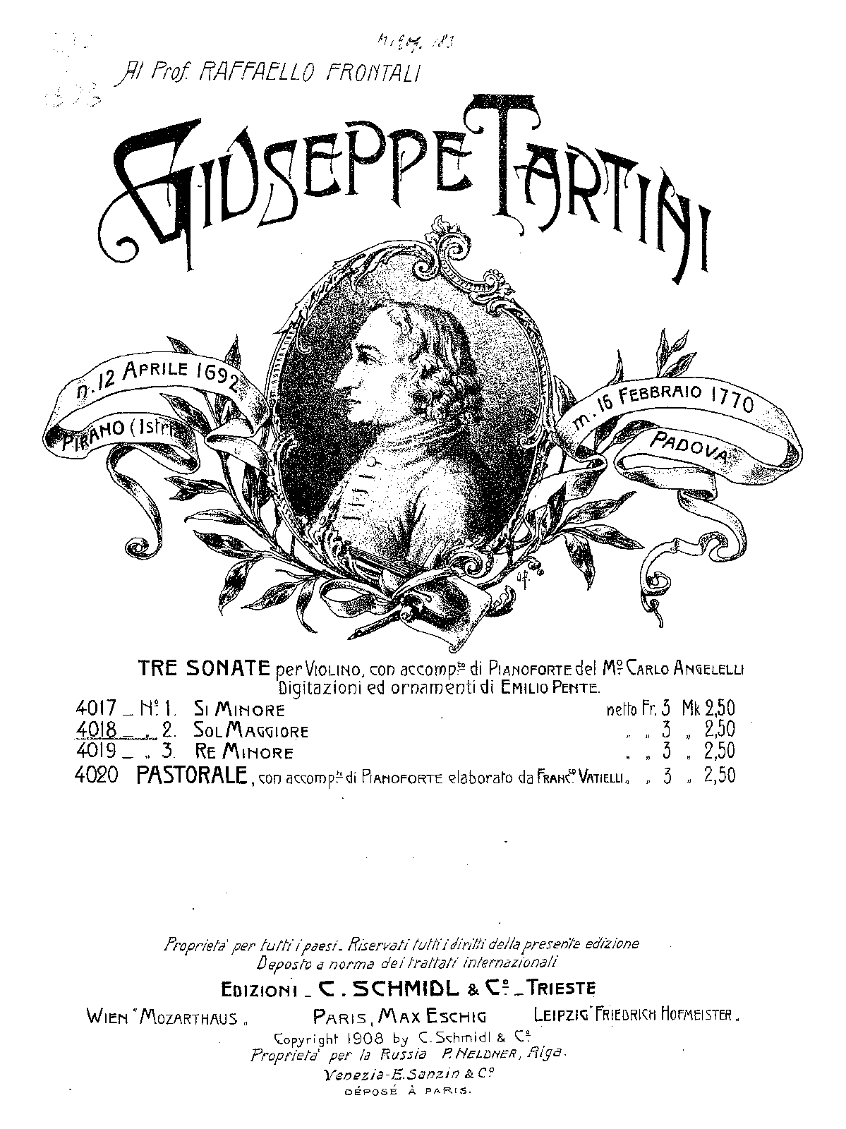 Violin Sonata in G major