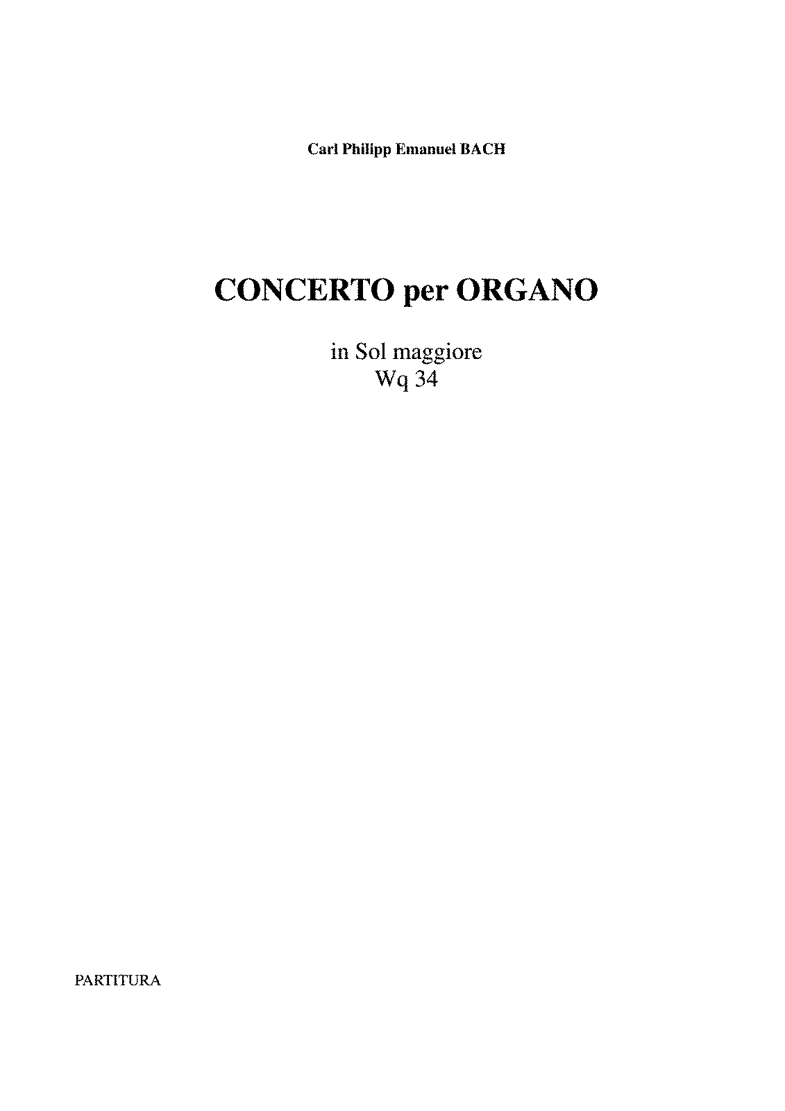 Keyboard Concerto in G major, H.444 (Bach, Carl Philipp Emanuel Sns-Brigh10