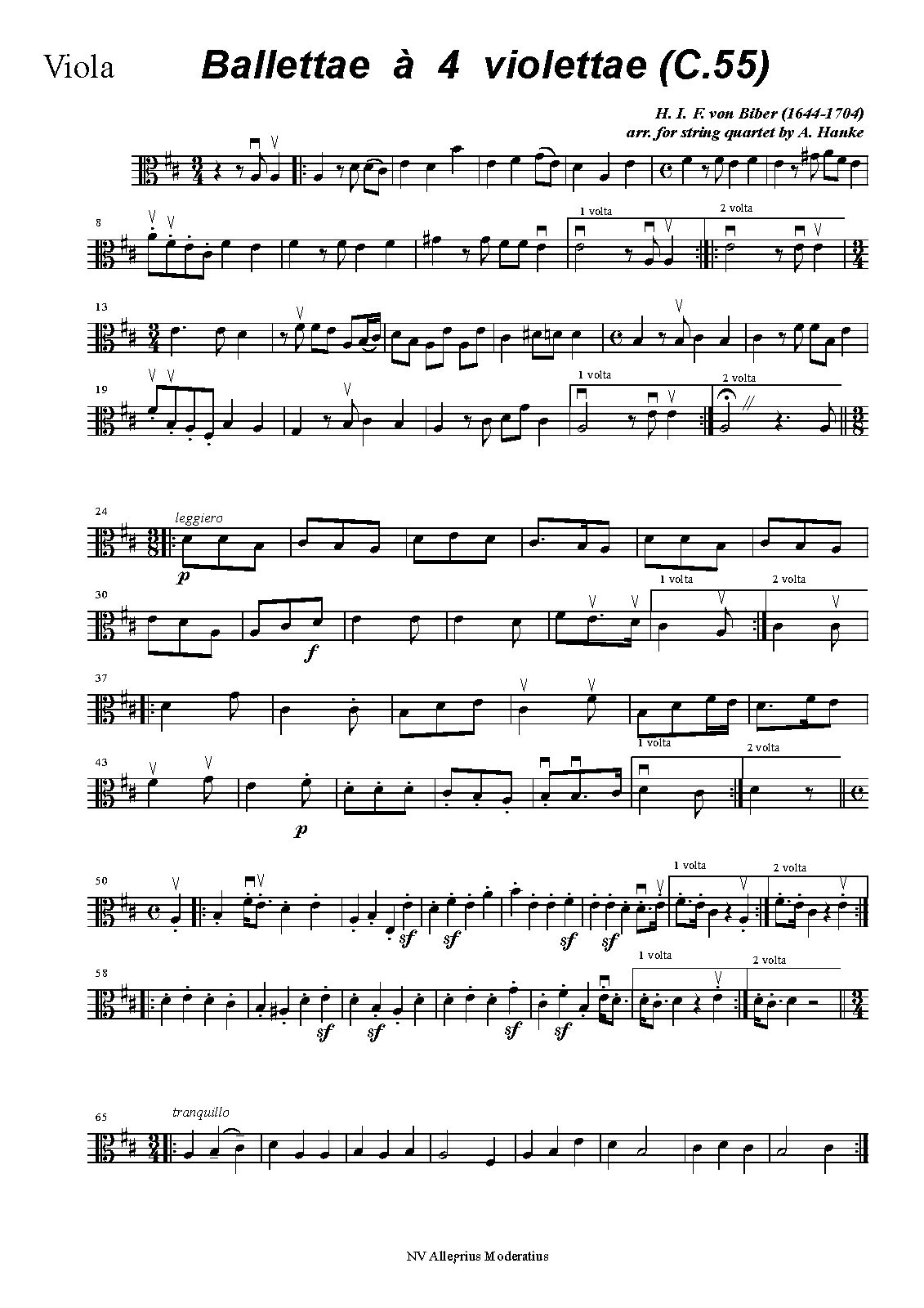 File:PMLP474432-Biber - Ballettae a 4 violettae, arrangement for string quartet - vl.pdf