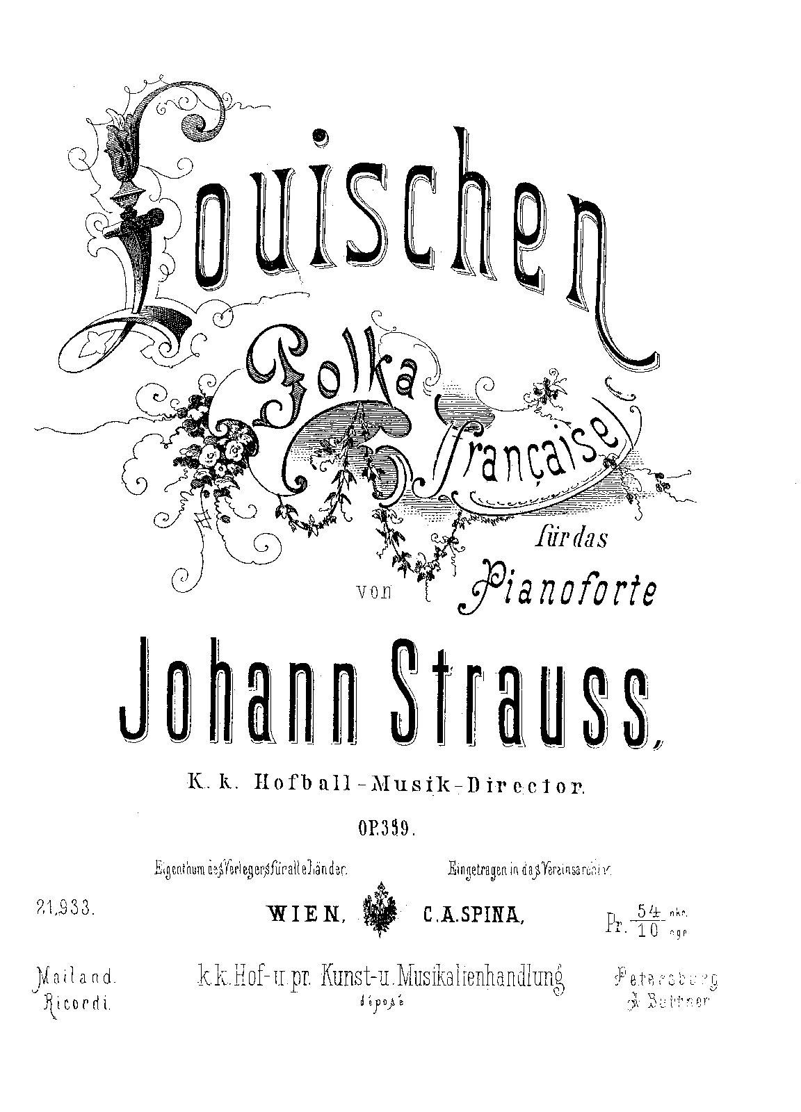 Louischen, Op.339