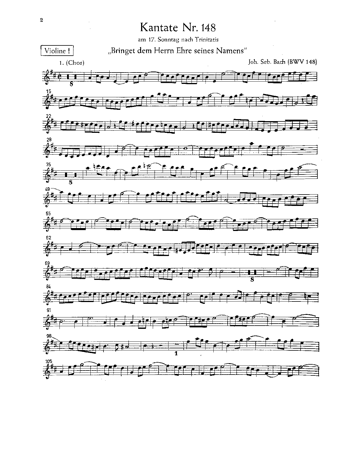 File:PMLP149940-Bach Bringet dem Herrn Ehre seines Namens, BWV 148 - Violins I.pdf