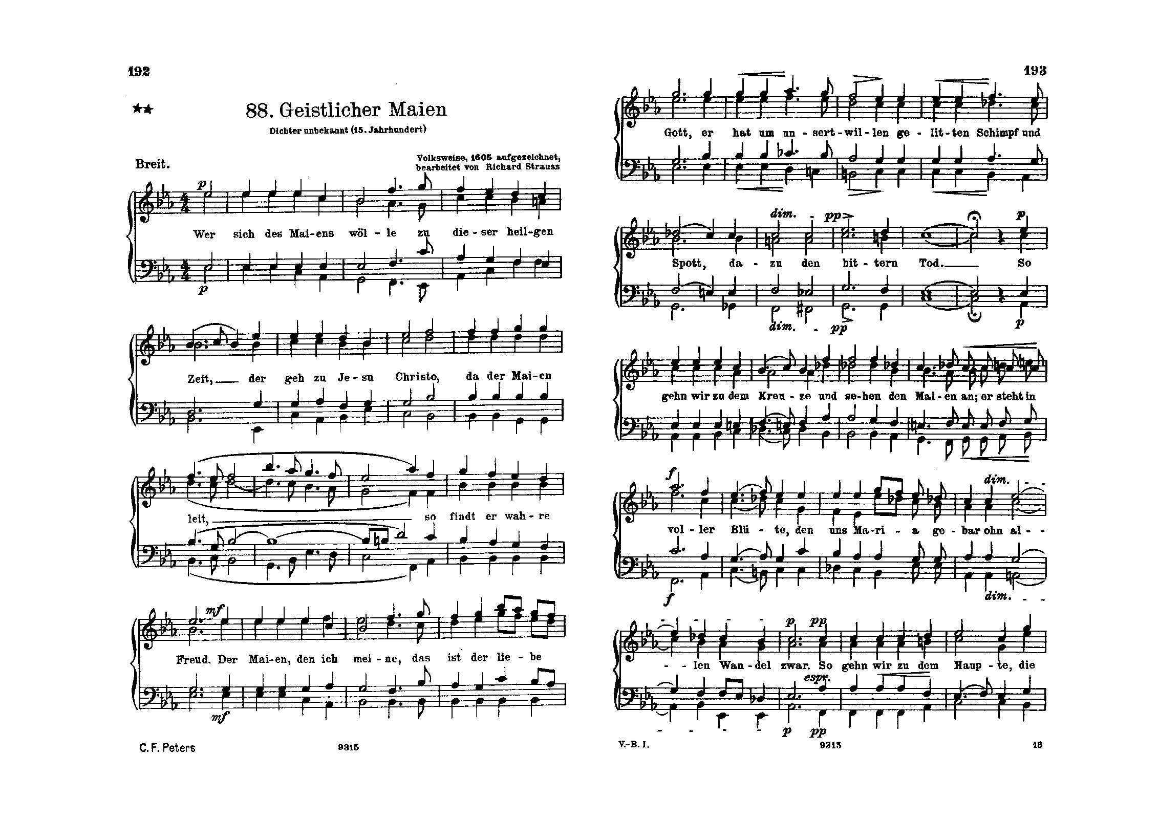 File:PMLP111435-Strauss, Richard, 6 Volksliedbearbeitung for Men's Choir, TrV.216. No.1 Geistlicher Maien.pdf