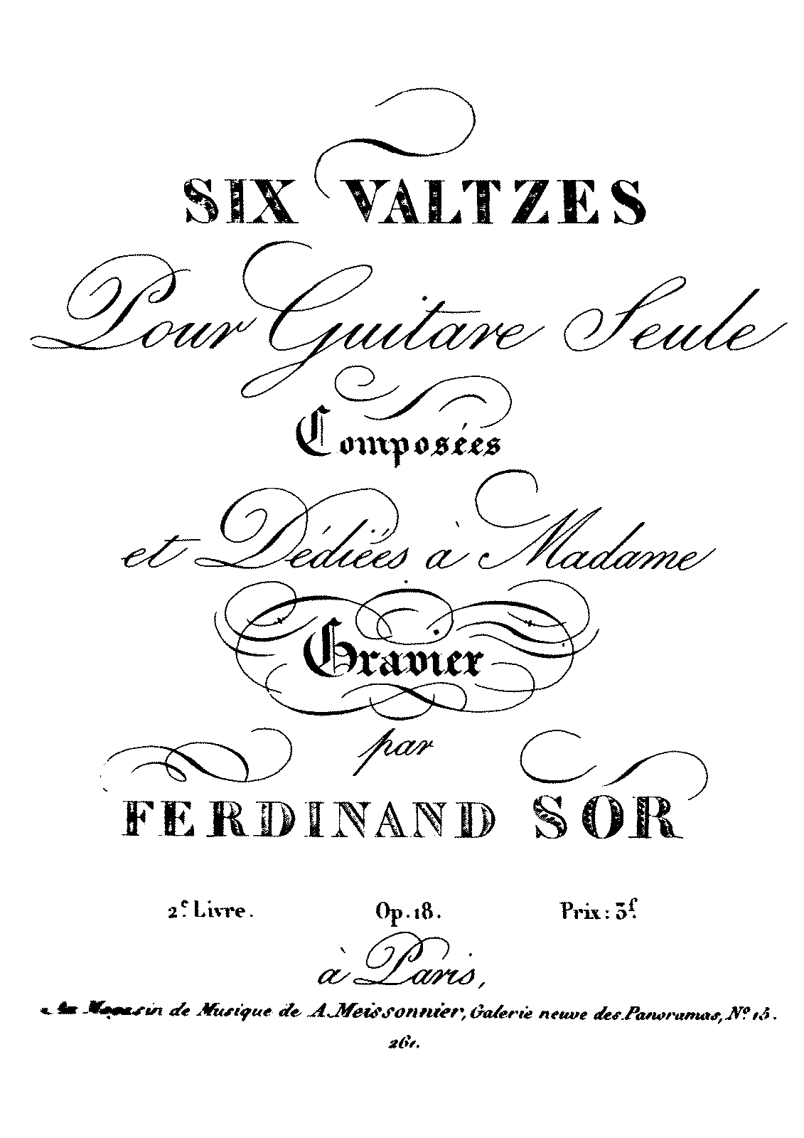 6 Waltzes, Op.18 (Sor, Fernando) - IMSLP
