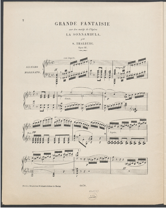 Grande Caprice sur des motifs de l’Opéra La Sonnambula (Thalberg