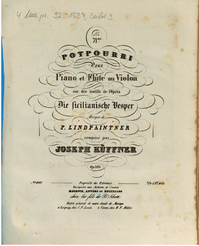 Potpourri for Flute or Violin and Piano No.71