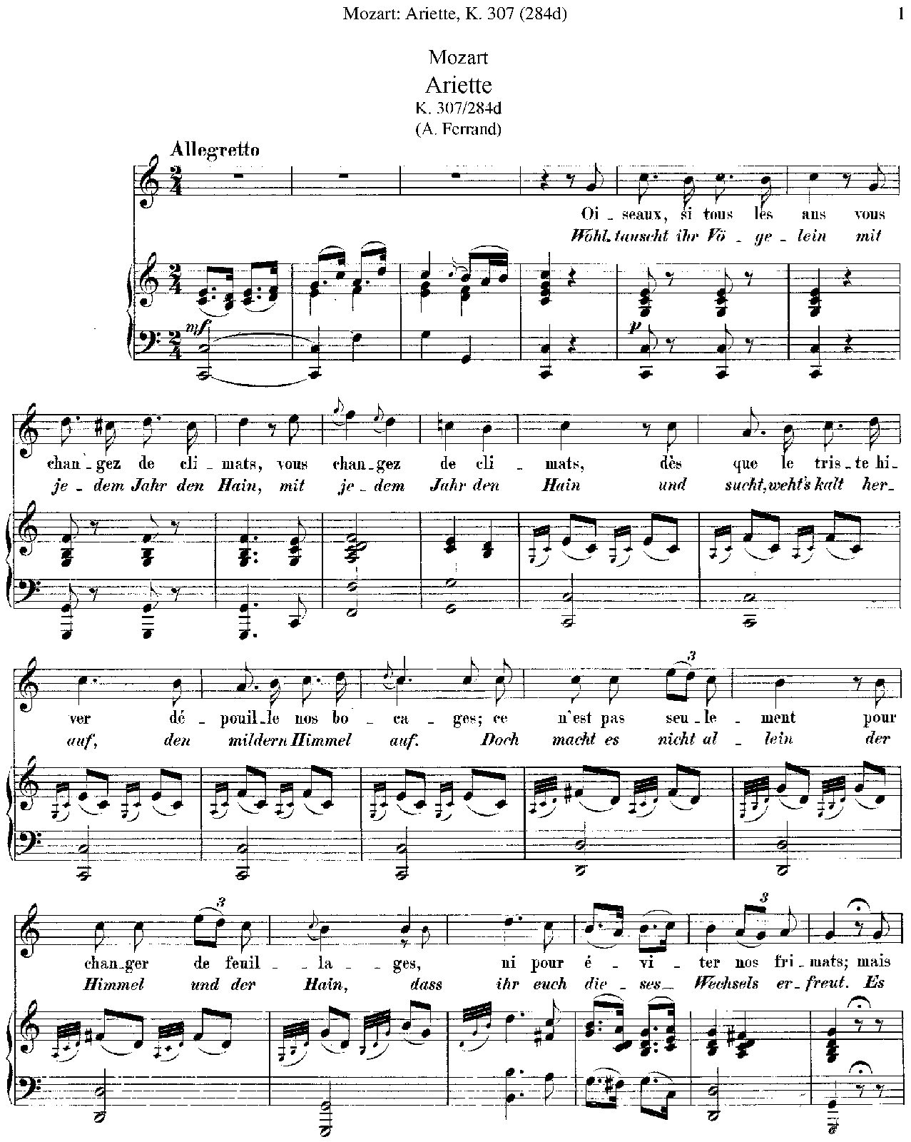 Oiseaux, si tous les ans