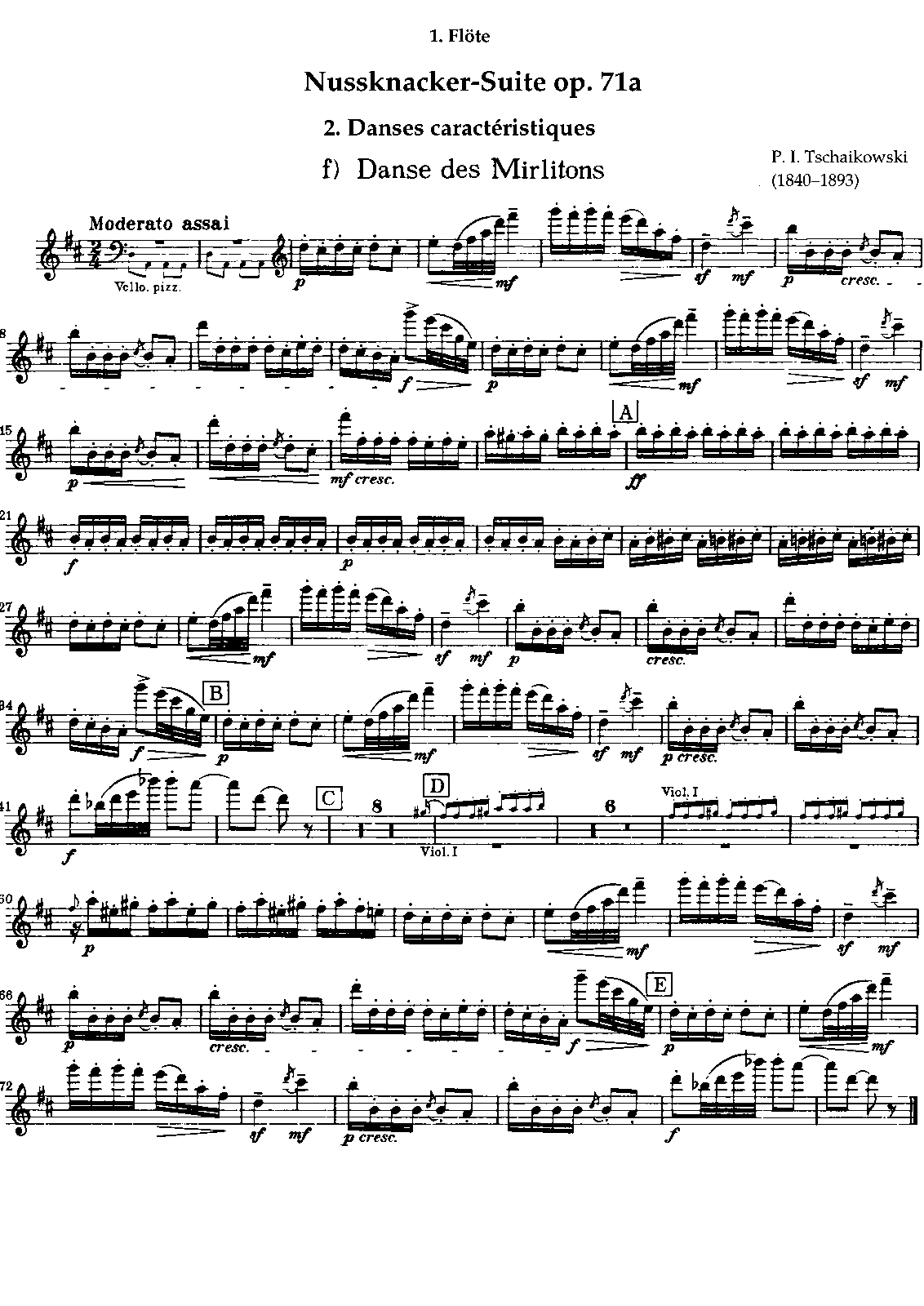 The Nutcracker (suite), Op.71a (Tchaikovsky, Pyotr) IMSLP Free Sheet
