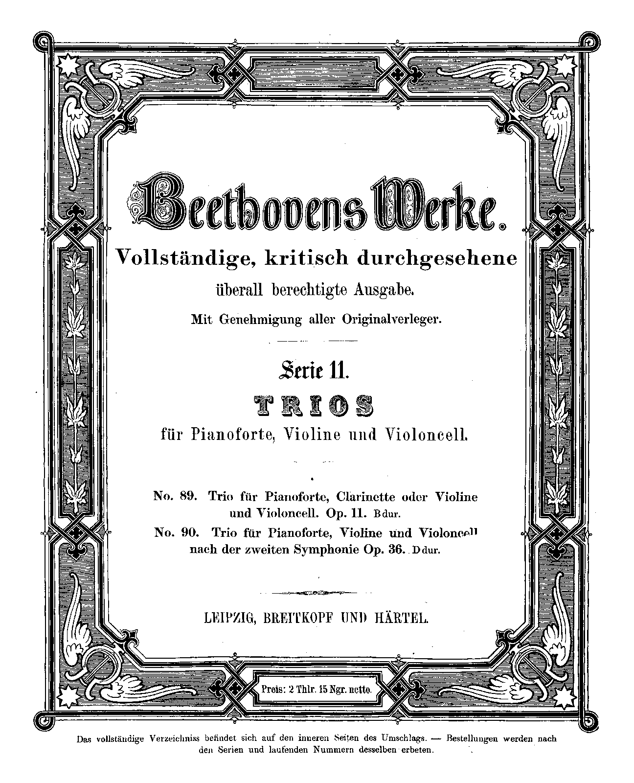 Trio in B-flat major