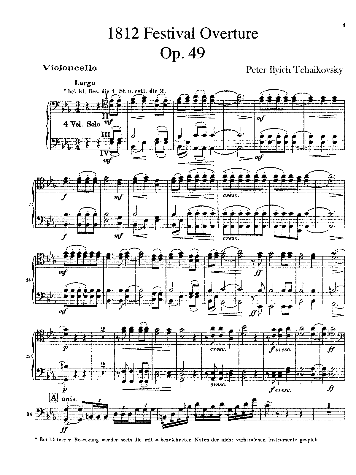 File:PMLP03587-Tchaikovsky - 1812 Festival Overture Op49 (cello-part)  - IMSLP: Free Sheet Music PDF Download