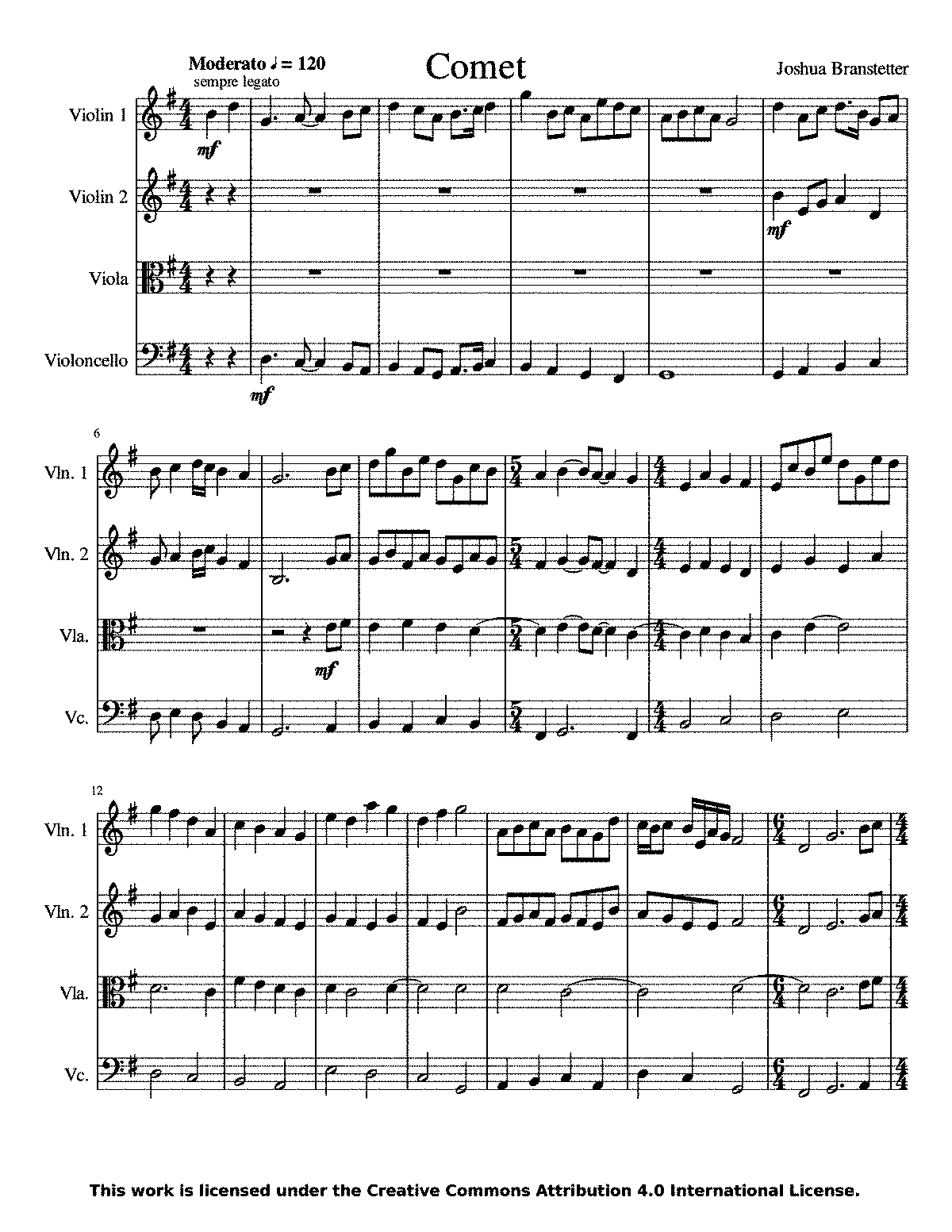 Comet, Op.8 (Branstetter, Joshua) - IMSLP